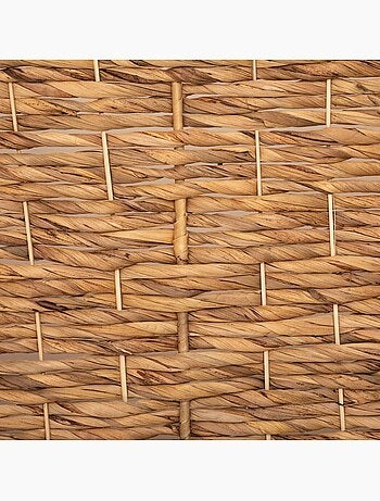 Tête de lit jacinthe tressée et jute ori