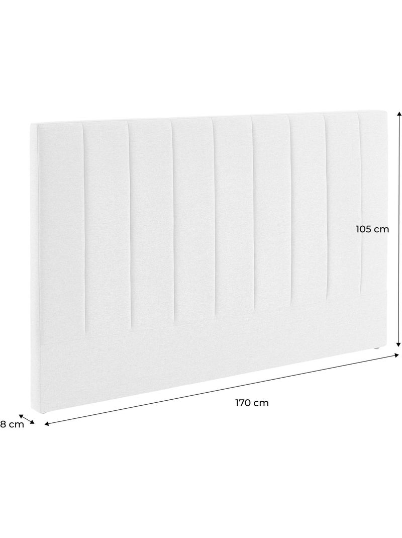 Tête de lit revêtement tissu 170cm cole Camel - Kiabi