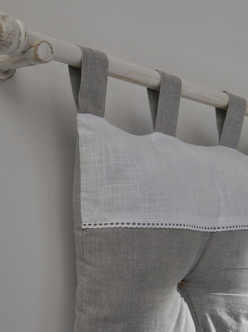 Tête de lit style romantique Gris - Kiabi