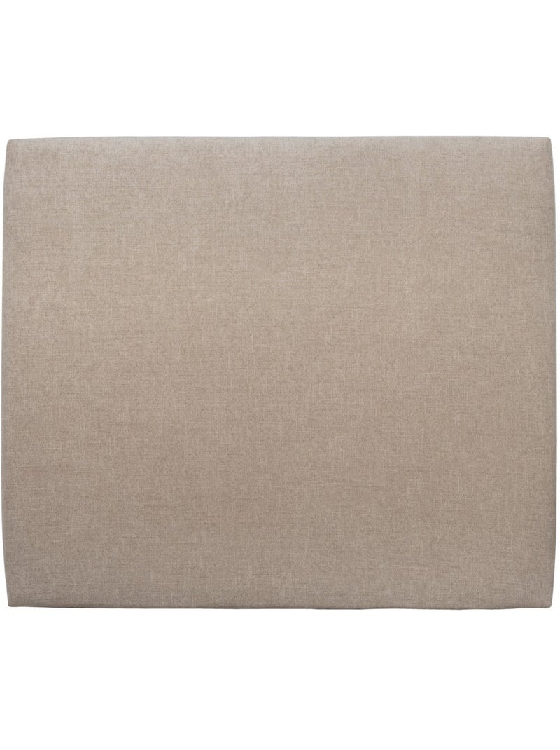 Tete de lit tapissier Tissu Beige foncé - Kiabi
