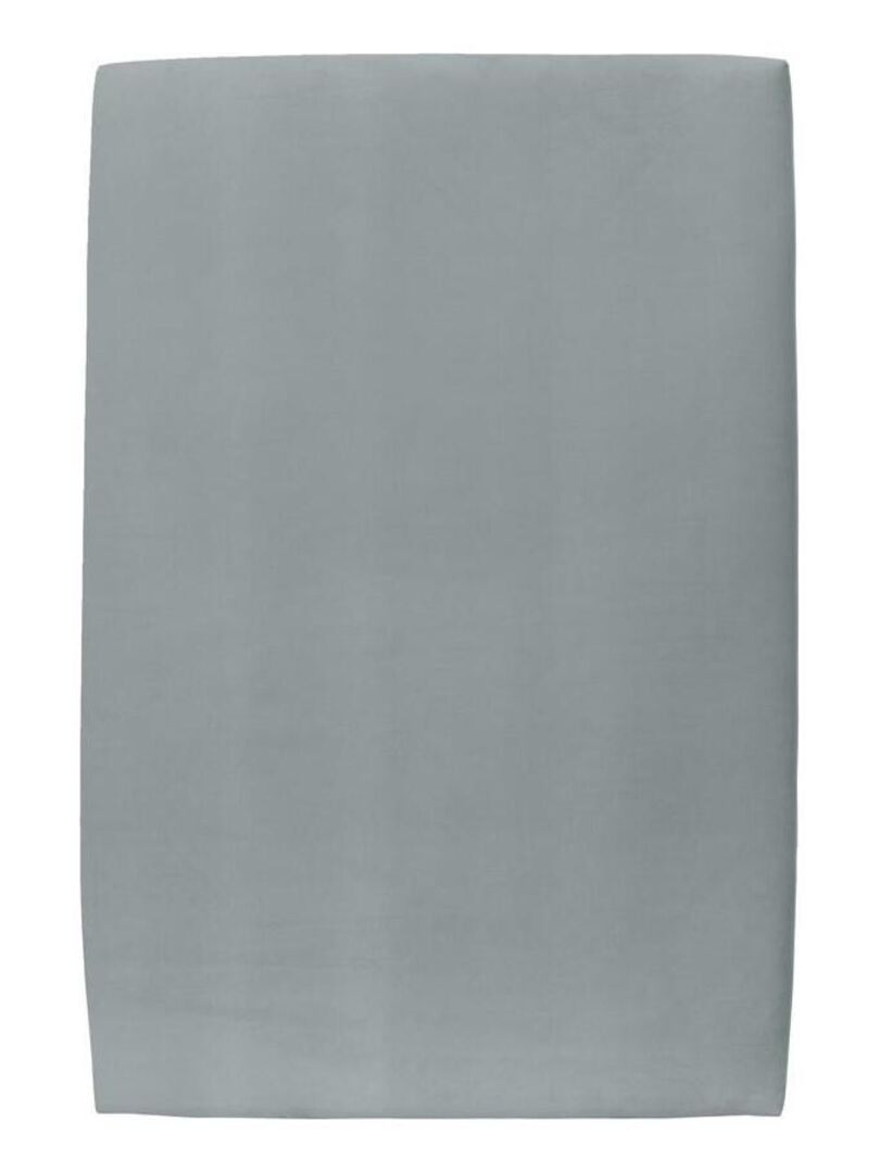 Tete de lit tapissier Velours Bleu Gris - Kiabi