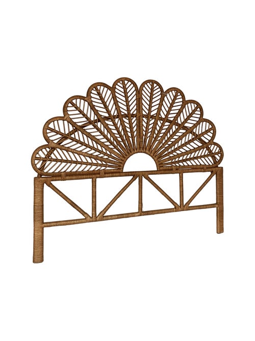Tête de lit vintage rotin foncé Anggun - Kiabi Tête de lit vintage rotin foncé Anggun - Kiabi