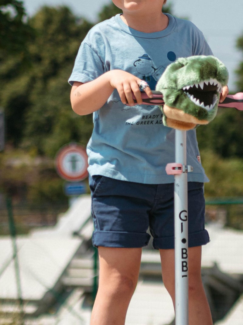 Tête de trotinettes collection SOFT ANIMALS T Rex Hendrix Vert - Kiabi