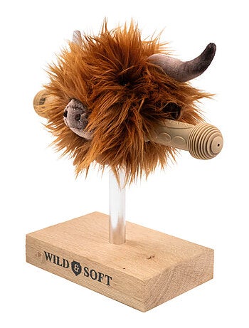 Tête de trotinettes collection SOFT ANIMALS Vache Nicolas