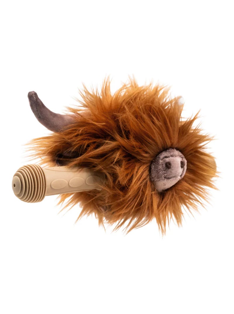 Tête de trotinettes collection SOFT ANIMALS Vache Nicolas Marron - Kiabi