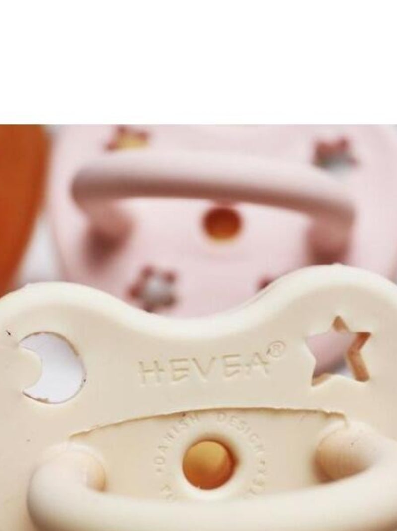 Tétine physiologique caoutchouc naturel 0+ mois Blanc - Kiabi