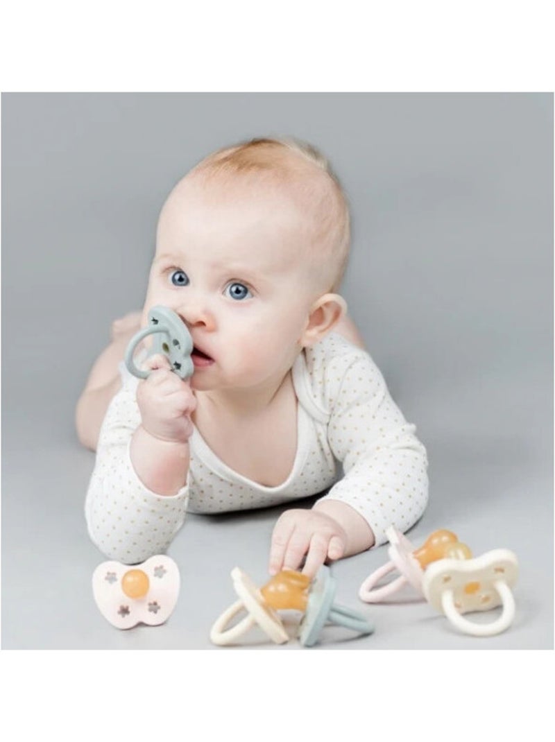 Tétine physiologique caoutchouc naturel 0+ mois Blanc - Kiabi