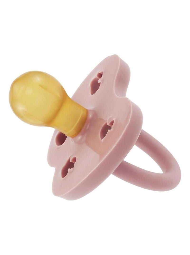 Tétine ronde caoutchouc naturel 3-36 mois Rose - Kiabi