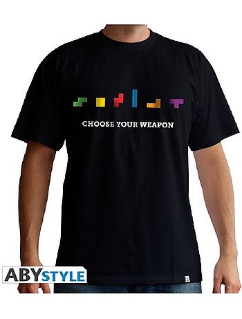 Tetris T-shirt choose your weapon