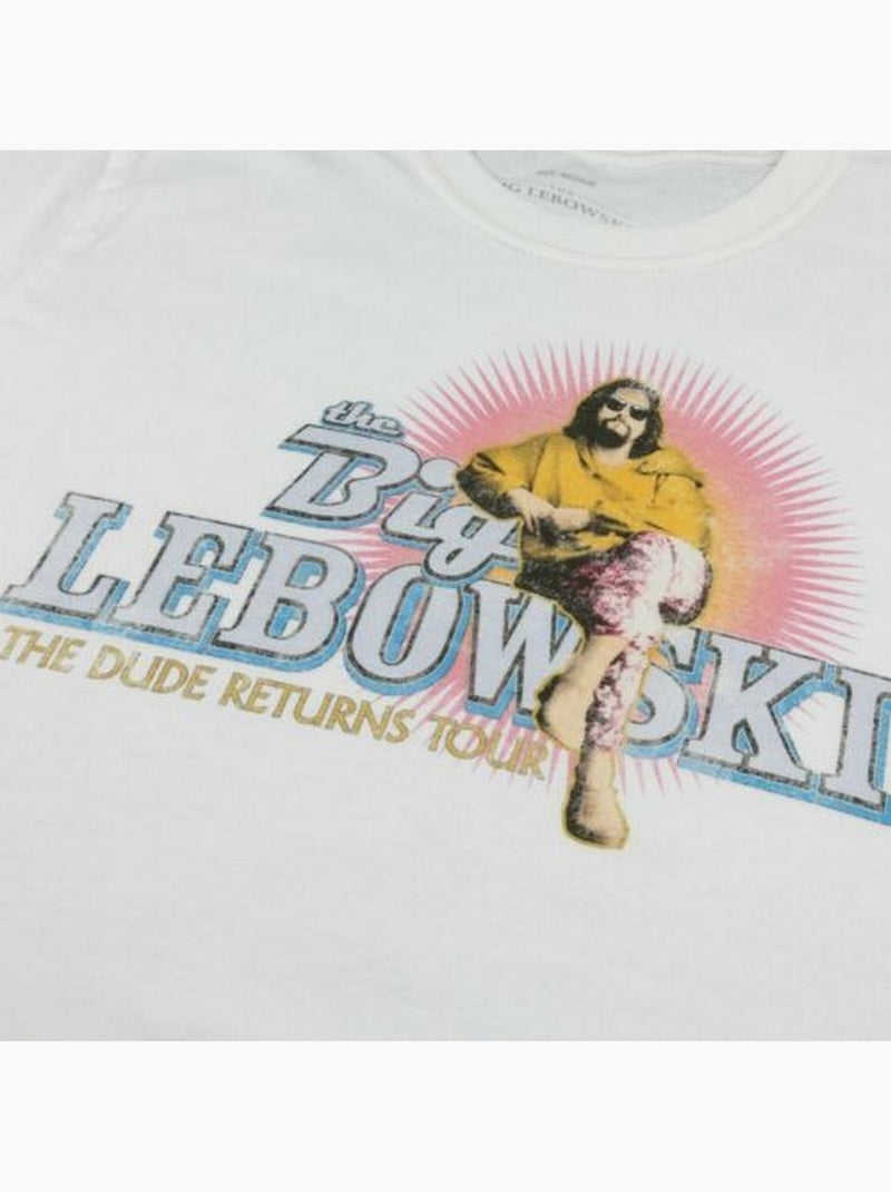 The Big Lebowski - T-shirt DUDE RETURNS Blanc - Kiabi