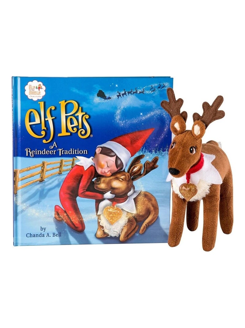 The Elf on the Shelf - Coffret Renne Elf Pets et livre Marron - Kiabi