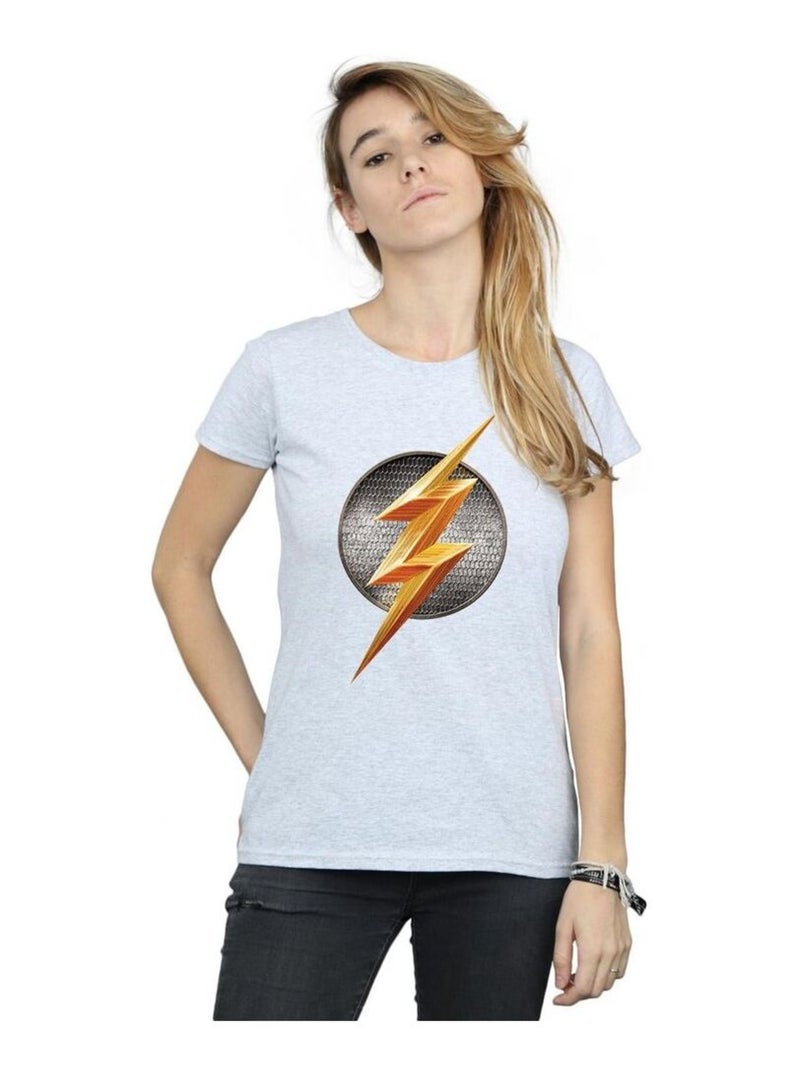 The Flash - T-shirt Gris chiné - Kiabi