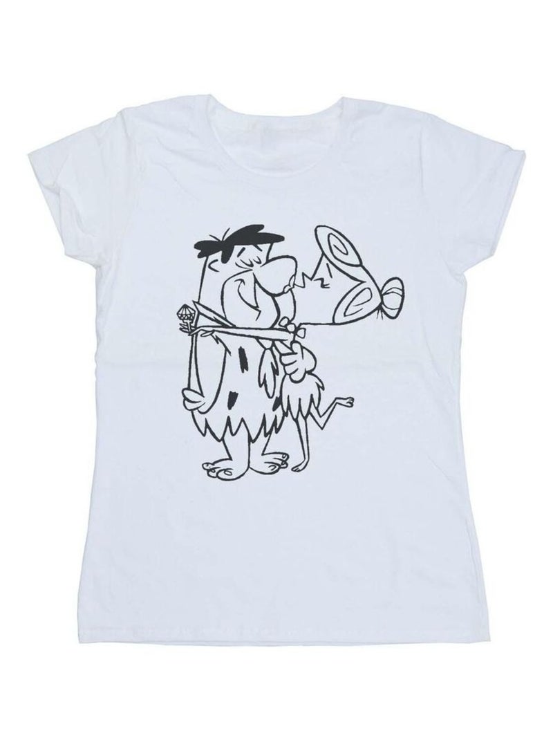 The Flintstones - T-shirt Blanc - Kiabi
