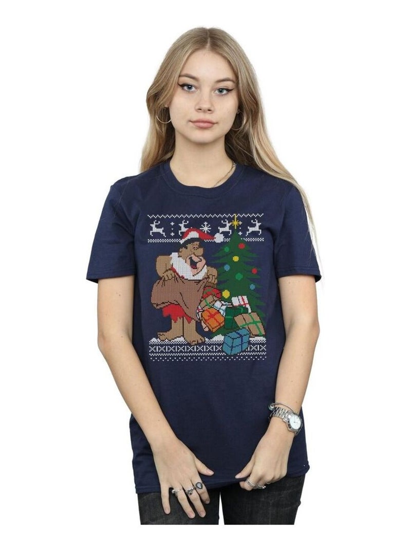 The Flintstones - T-shirt Bleu marine - Kiabi