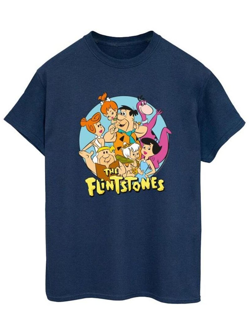 The Flintstones - T-shirt Bleu marine - Kiabi