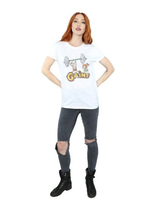 The Flintstones - T-shirt GAINS - Kiabi