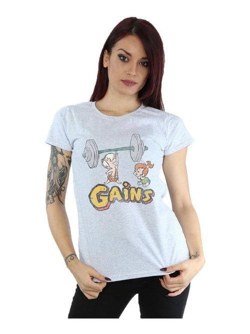 The Flintstones - T-shirt GAINS - Kiabi