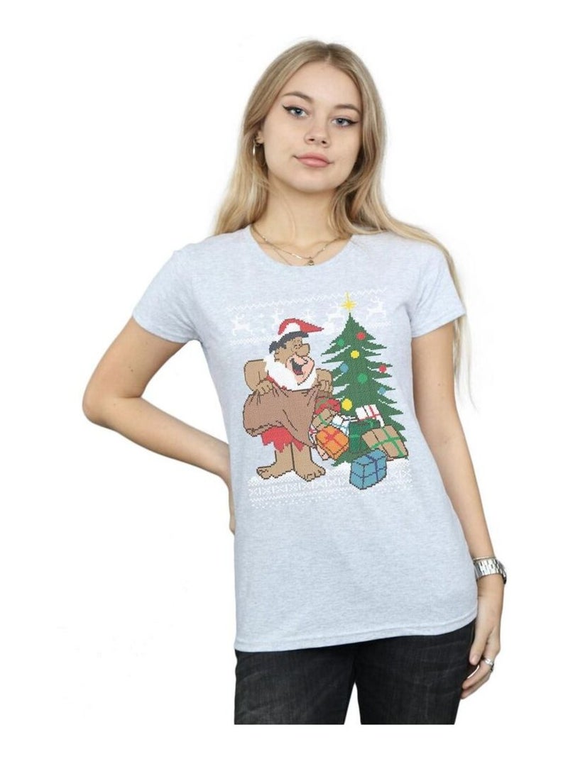 The Flintstones - T-shirt Gris chiné - Kiabi
