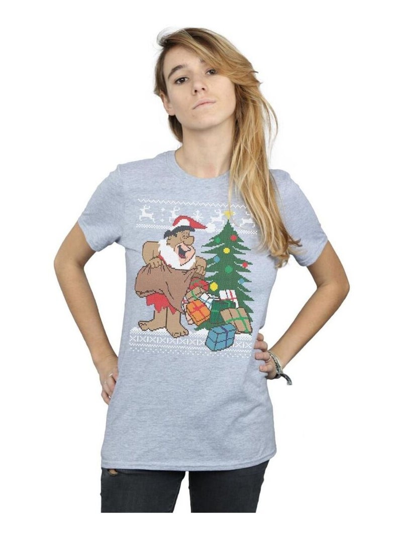 The Flintstones - T-shirt Gris chiné - Kiabi
