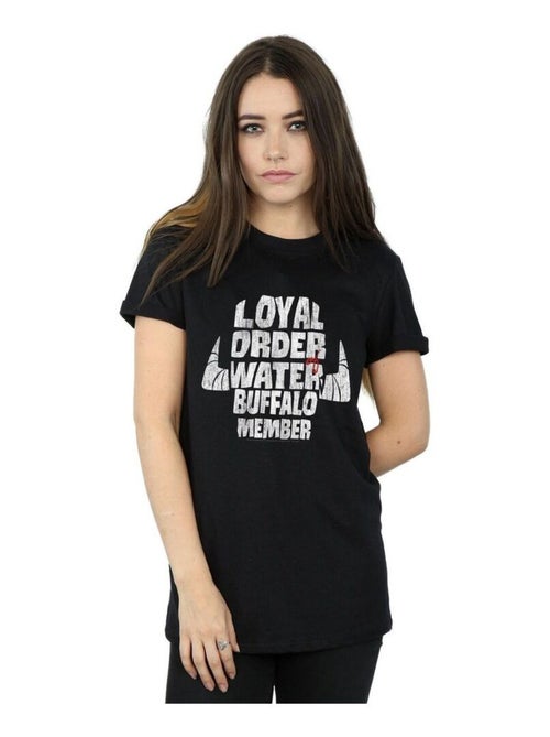 The Flintstones - T-shirt LOYAL ORDER WATER BUFFALO MEMBER - Kiabi