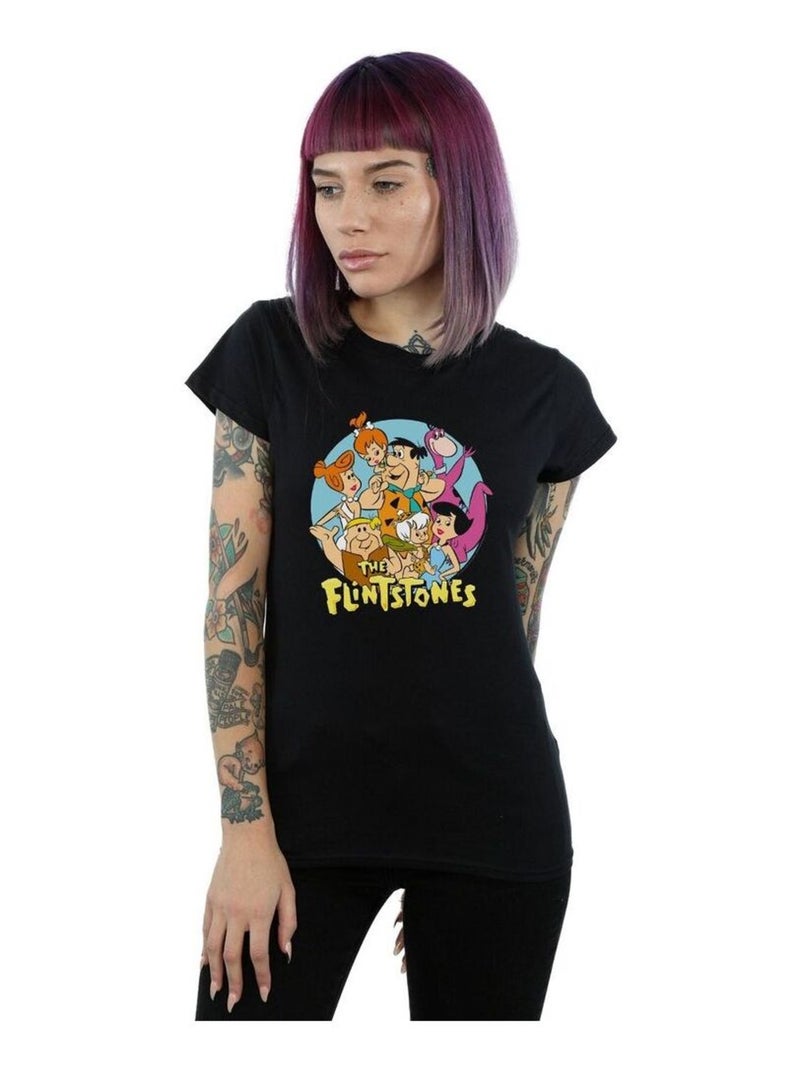 The Flintstones - T-shirt Noir - Kiabi