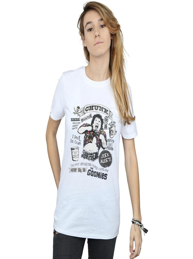 The Goonies - T-shirt JERK ALERT Blanc - Kiabi