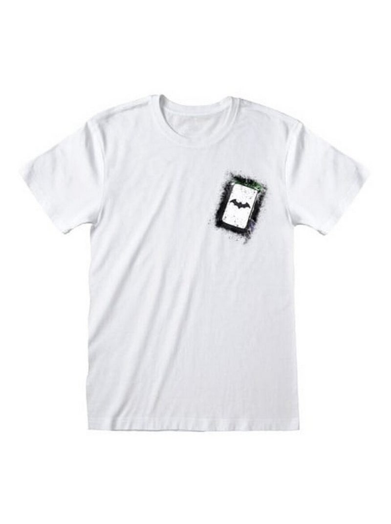 The Joker - T-shirt BATMAN CARD Blanc - Kiabi