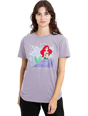 The La Petite Sirène - T-shirt motif Ariel motif/style Éclaboussure (Ariel)