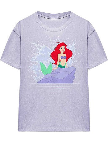 The La Petite Sirène - T-shirt motif Ariel motif/style Éclaboussure (Ariel)