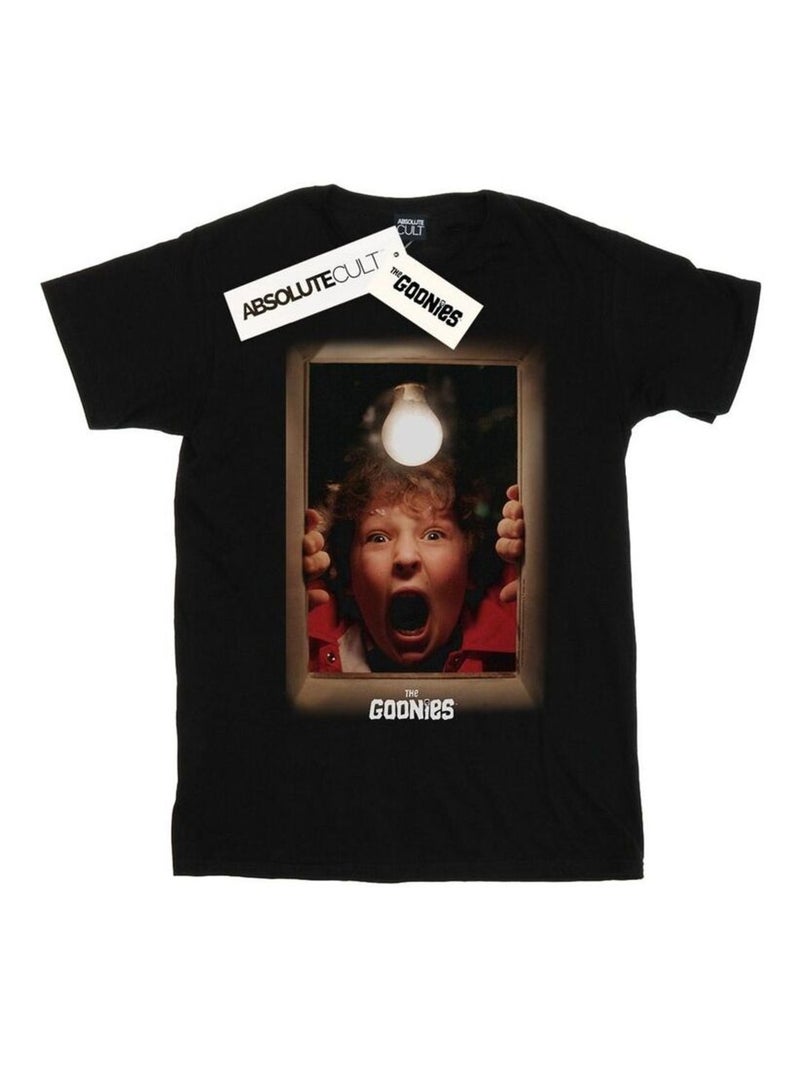 The Les Goonies - T-shirt motif Chunk motif/style Cri Noir - Kiabi