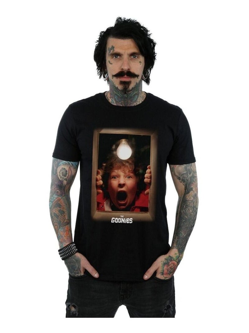 The Les Goonies - T-shirt motif Chunk motif/style Cri Noir - Kiabi