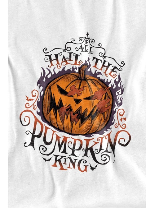 The L'Étrange Noël de monsieur Jack - T-shirt HAIL THE PUMPKIN KING - Kiabi