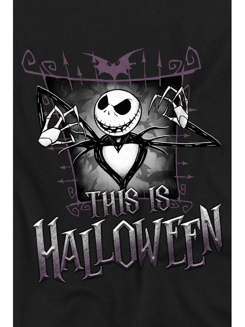 The L'Étrange Noël de monsieur Jack - T-shirt THIS IS HALLOWEEN Noir - Kiabi