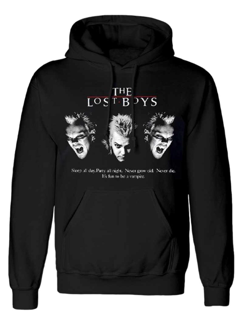 The Lost Boys - Sweat à capuche Noir - Kiabi