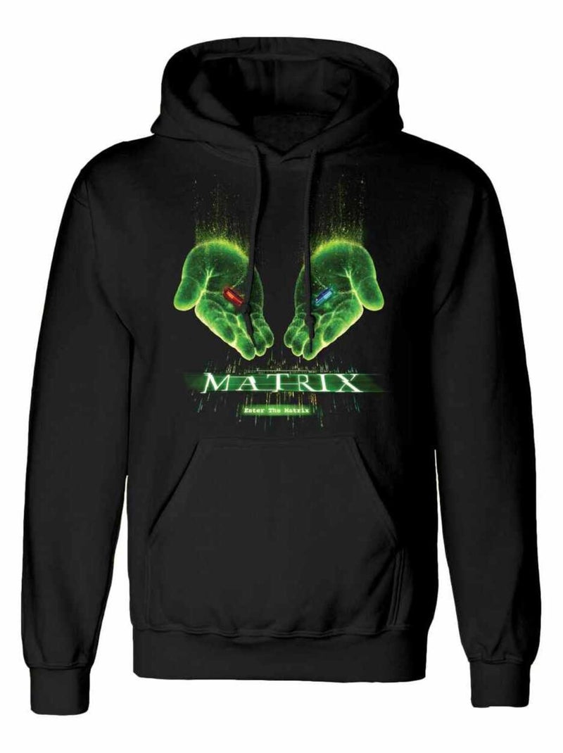 The Matrix - Sweat à capuche Noir - Kiabi