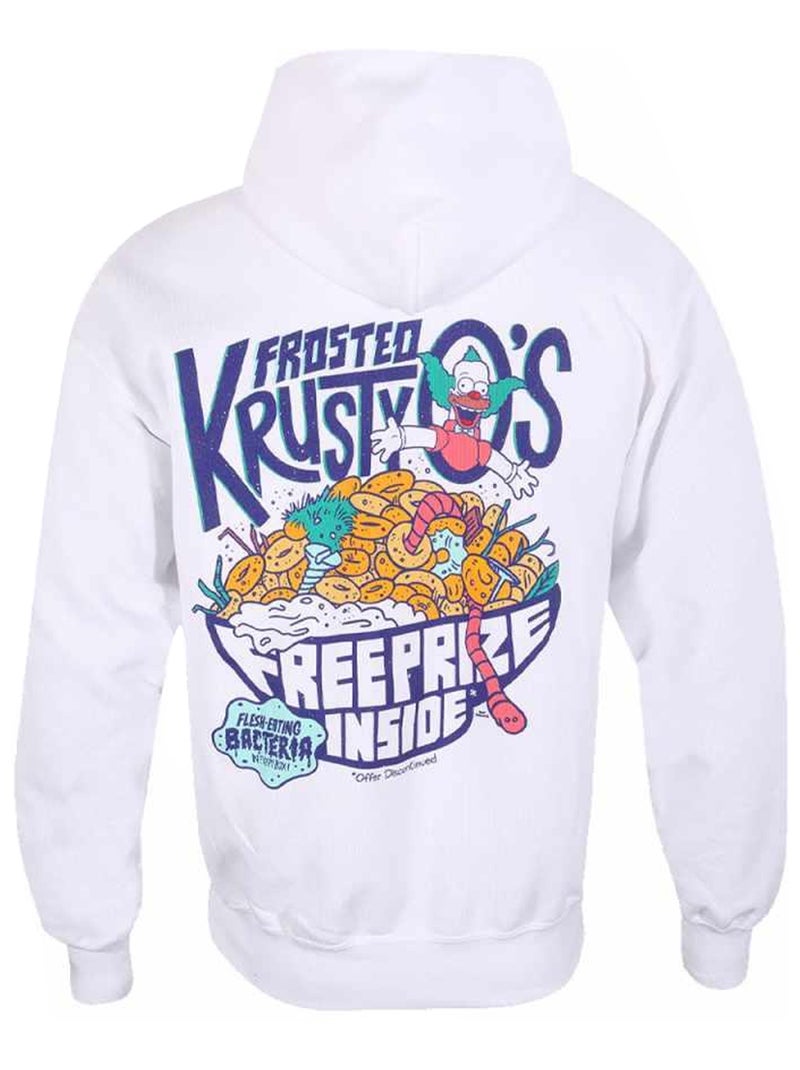 The Simpsons - Sweat à capuche KRUSTYOS Blanc - Kiabi
