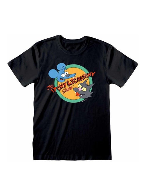 The Simpsons - T-shirt ITCHY AND SCRATCHY SHOW - Kiabi