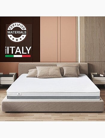The White Stone Matelas Orthopédique Antibactérienne - Hauteur 25 cm