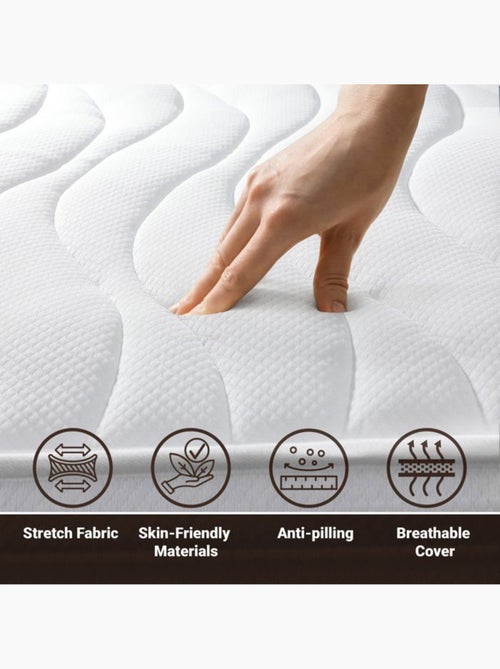 The White Stone Matelas Orthopédique Antibactérienne - Hauteur 25 cm - Kiabi