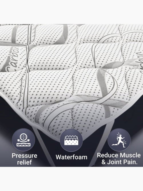 The White Stone Surmatelas - Correcteur de Matelas aux Propriétés Ergonomiques - Kiabi