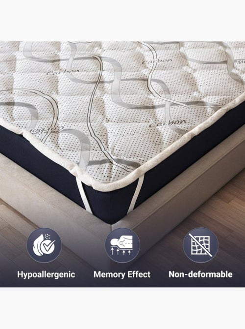 The White Stone Surmatelas - Correcteur de Matelas aux Propriétés Ergonomiques - Kiabi