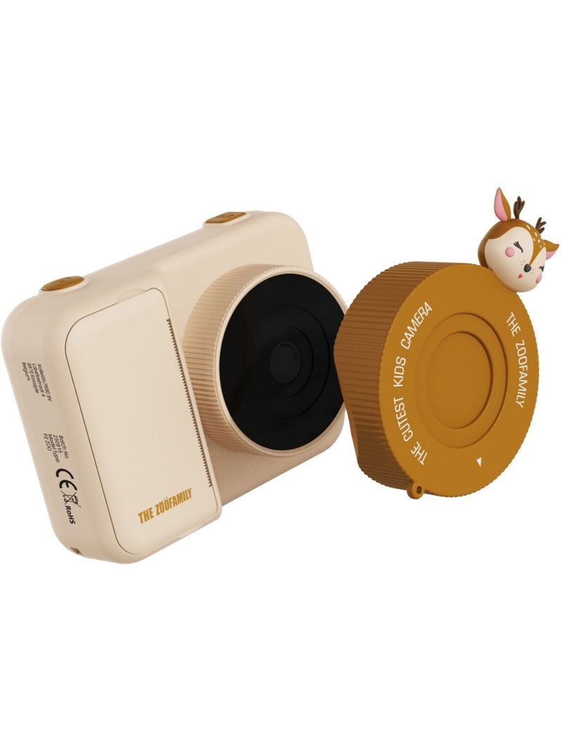 The Zoofamily - Appareil photo avec impressions Zoo Print Beige - Kiabi