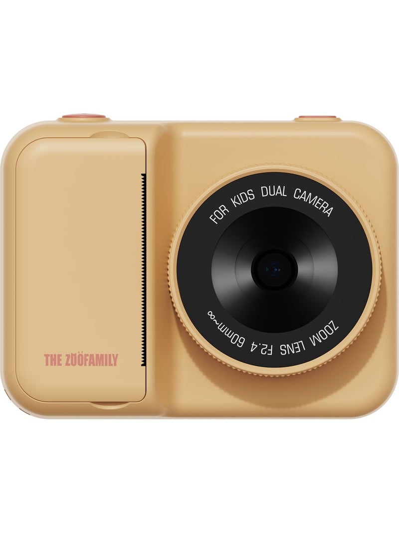 The Zoofamily - Appareil photo avec impressions Zoo Print Orange - Kiabi