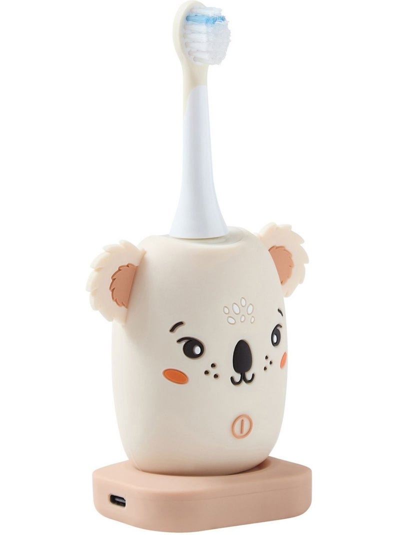 The zoofamily - brosse à dents ultrasonique zoo Beige - Kiabi