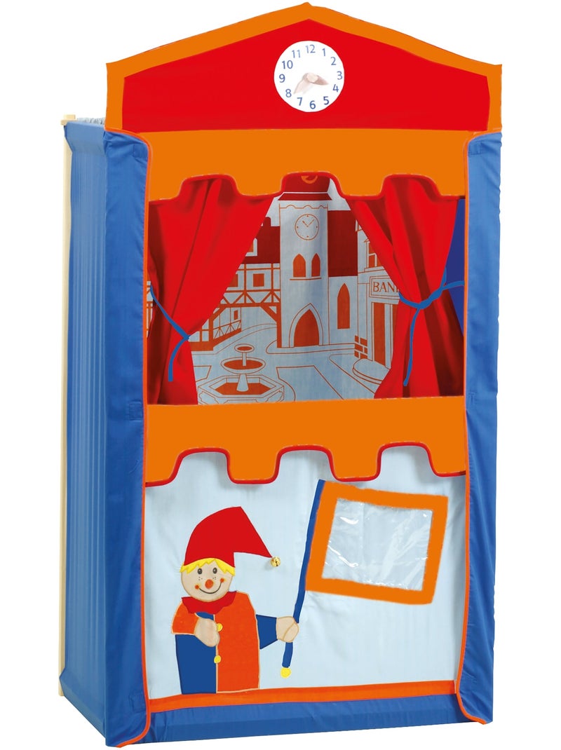 Théâtre de Guignol + 6 marionnettes à main ROBA Multicolore - Kiabi