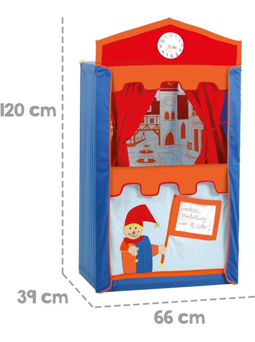 Théâtre de Guignol + 6 marionnettes à main ROBA - Kiabi
