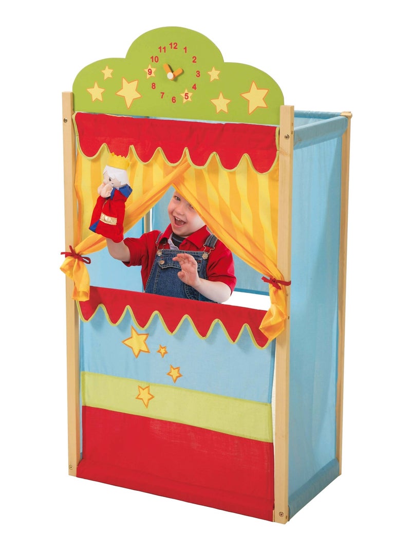 Théâtre de marionnettes monté sur pied ROBA Multicolore - Kiabi