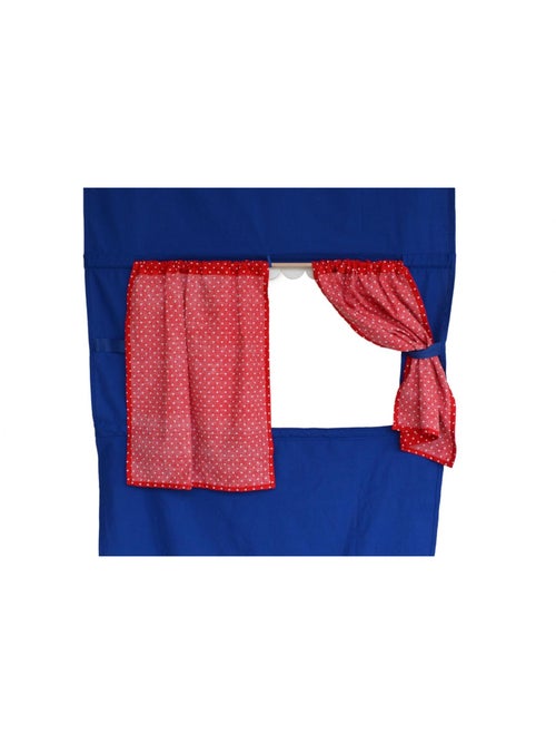 Théâtre de porte en tissu bleu - Kiabi