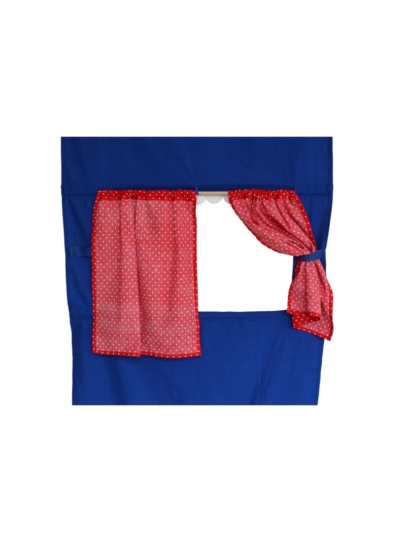 Théâtre de porte en tissu bleu Bleu - Kiabi