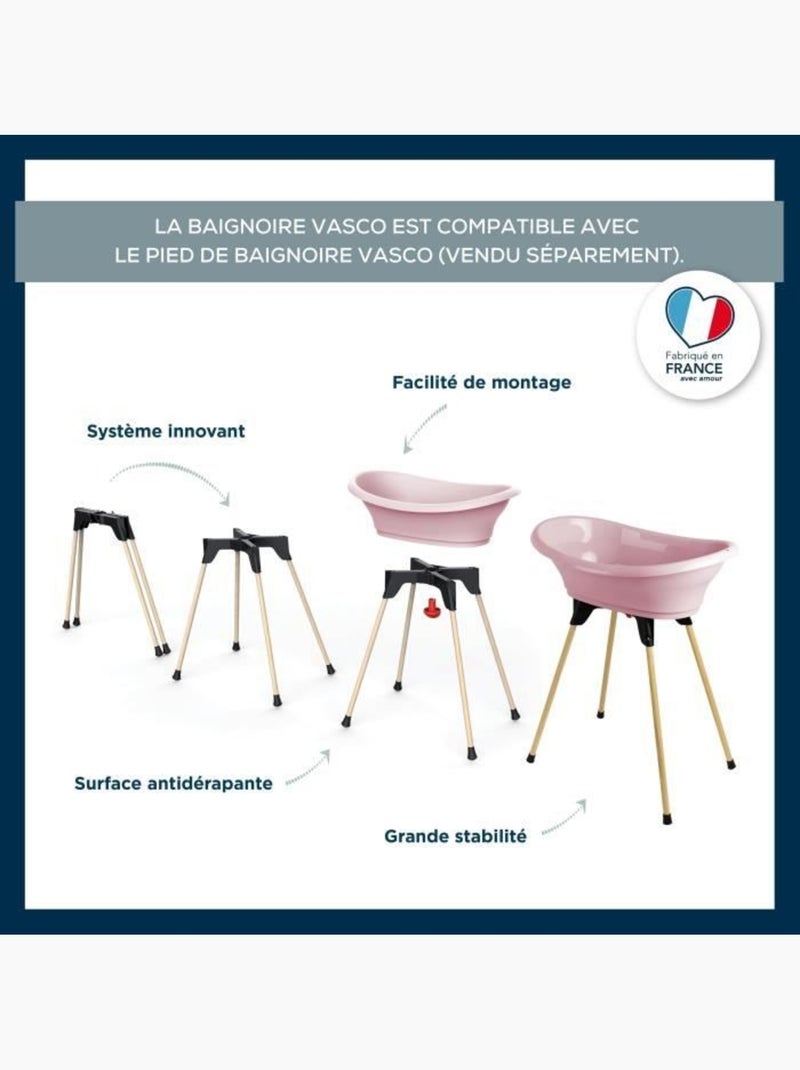 Thermobaby baignoire vasco - rose poudré Rose - Kiabi